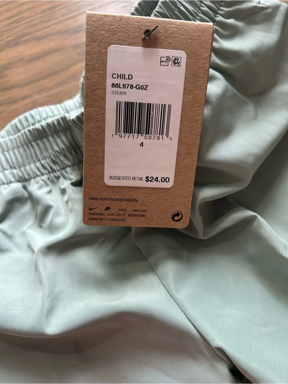 NWT Nike Boys Shorts size 4